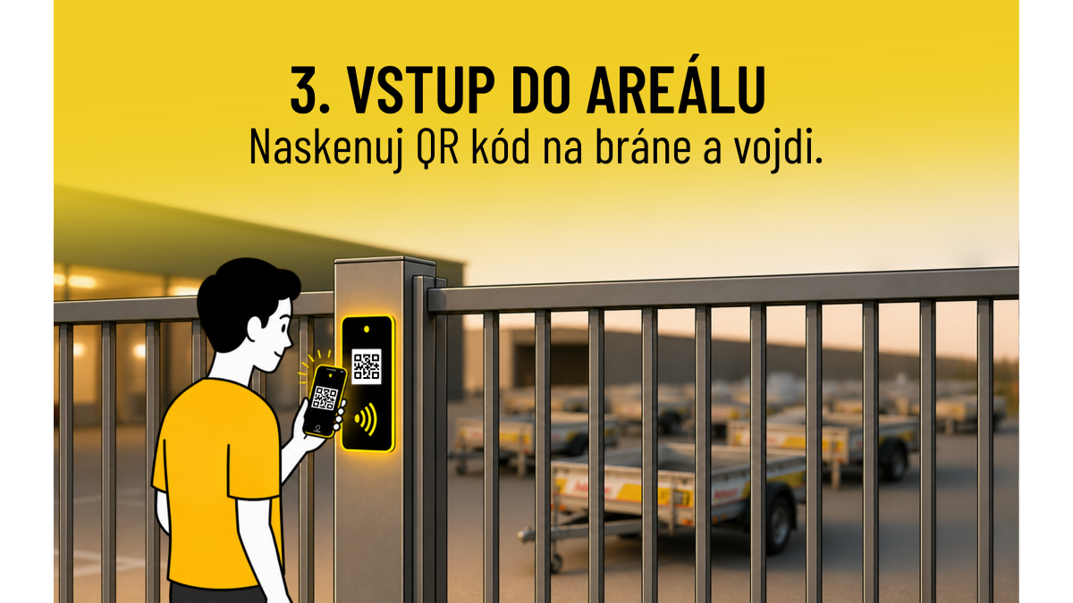 Krok 3 - Vstup do areálu