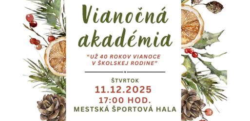 VIANOČNÁ AKADÉMIA ZŠ KOMENSKÉHO